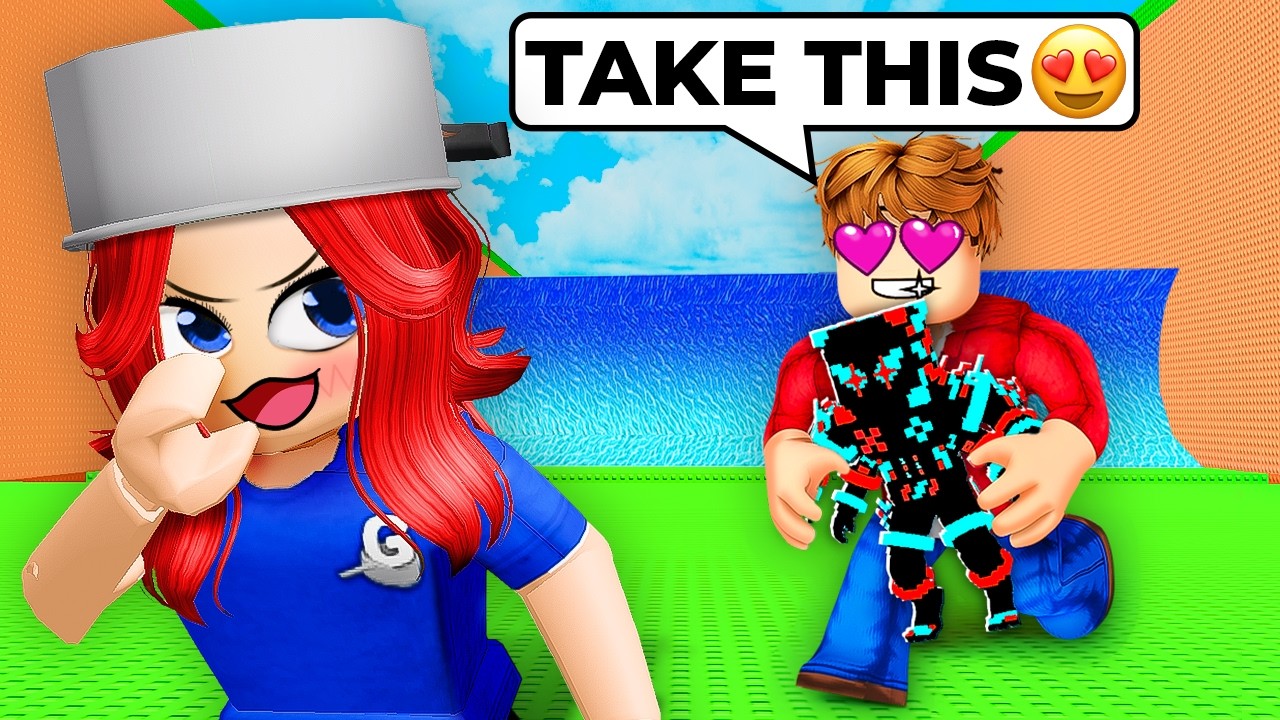 I Pretended To Be an E-GIRL and Got INFINITY BRAINROTS in Escape Tsunami for Brainrots..