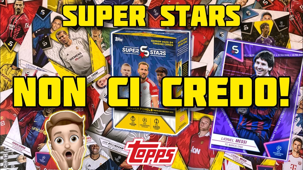 ⭐️SUPER STARS 2024⭐️ LEGGENDE, TOP PLAYER E ROOKIE! @toppsitaliayt #superstars #championsleague