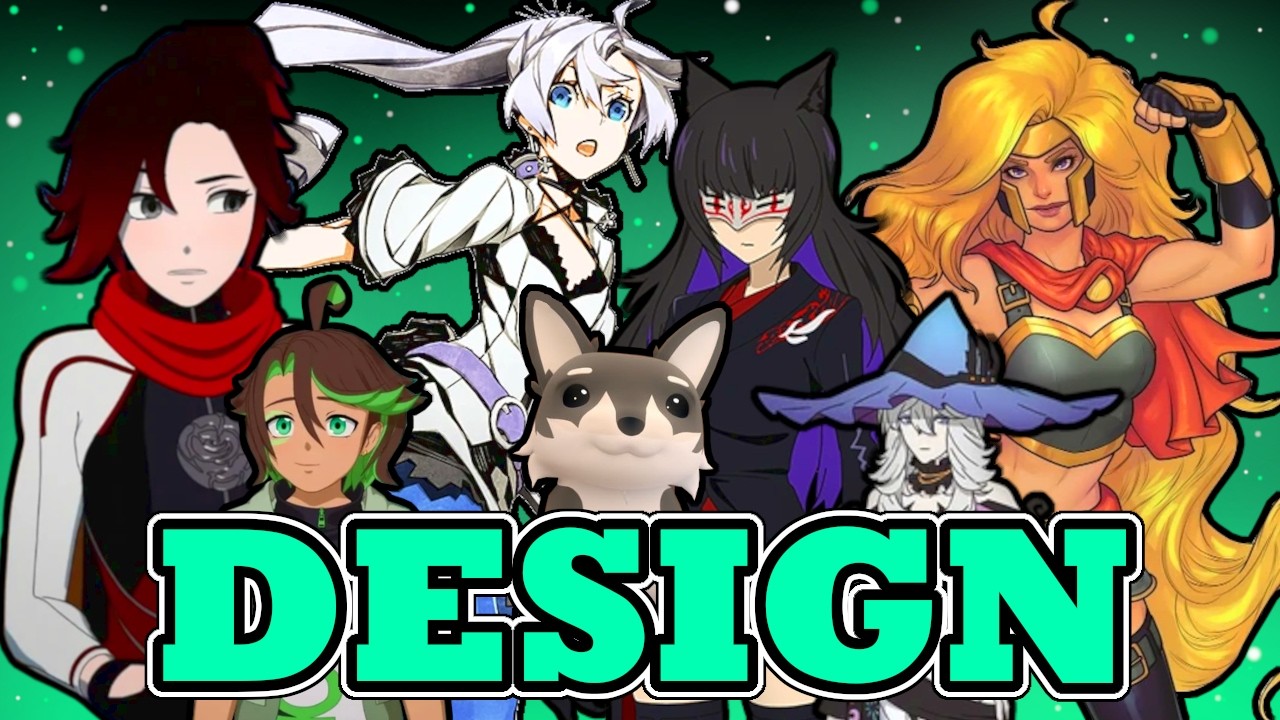 RWBY Supplemental Material Designs #characterdesign #rwby