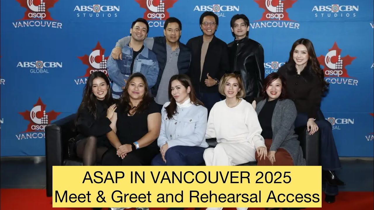ASAP in Vancouver 2025  Meet & Greet and Rehearsal Access #ASAPvancouver #concert #varietyshow 