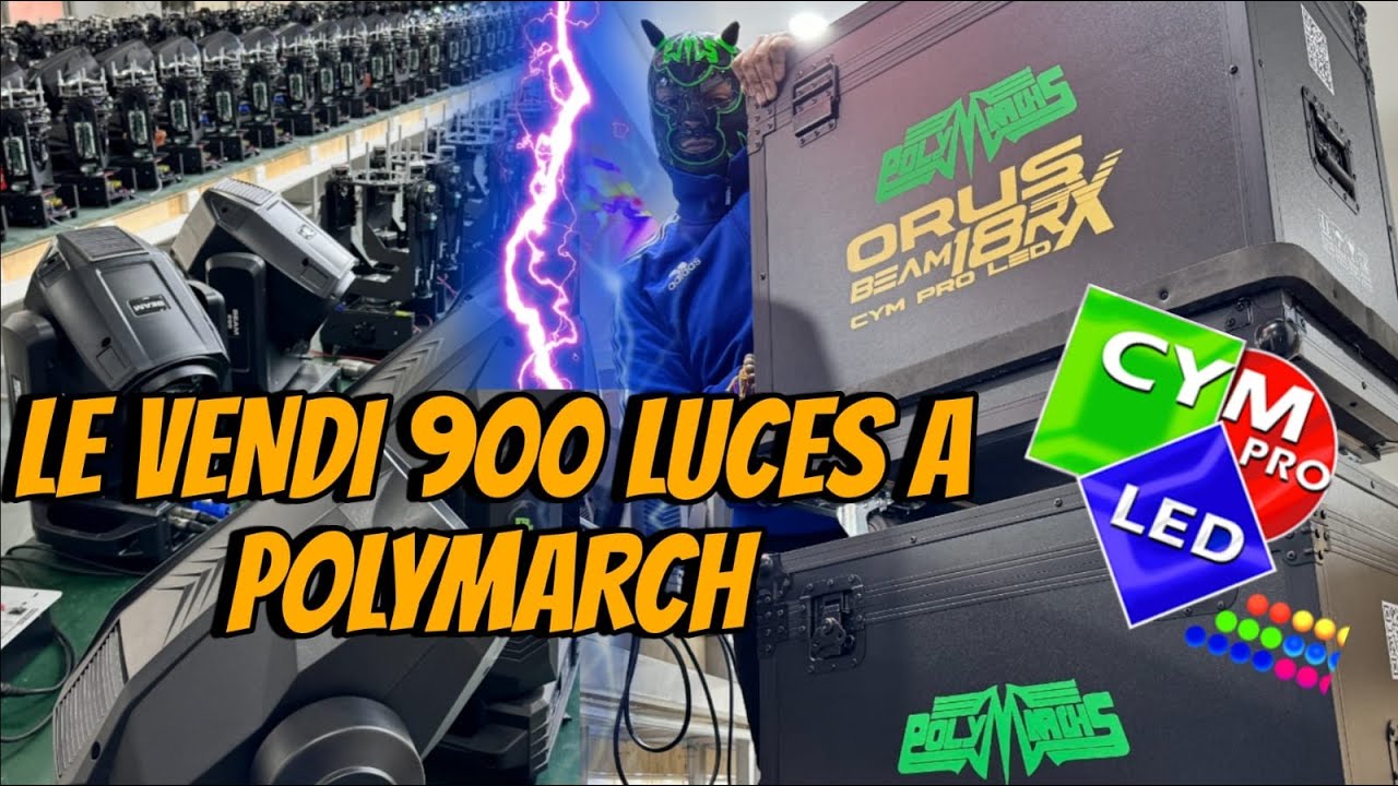 POLYMARCH ESTRENARA LAS NUEVAS LUCES ORUS BEAM 18RX DE CYMPRO LED || CONOCE EL MODELO EXCLUSIVO