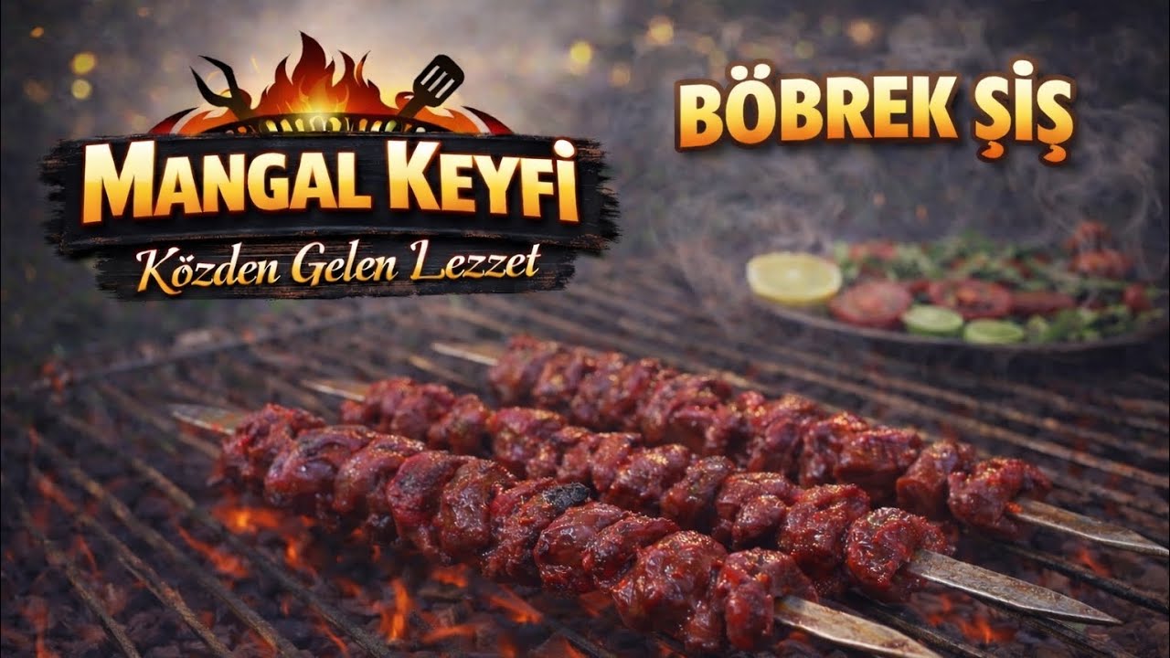 🐑 KUZU BÖBREK ŞİŞ | GRILLED LAMB KIDNEY 🔥 MANGAL KEYFİ