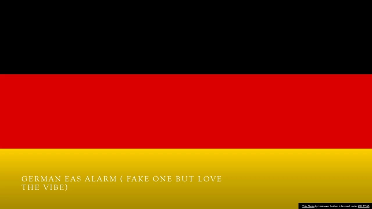 German EAS Alarm ( Fake one but love the vibe)