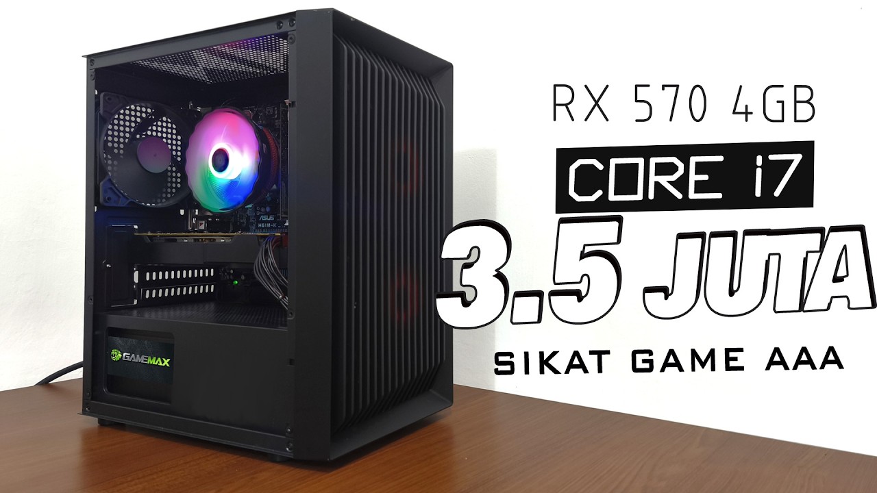 RAKIT PC 3 JUTAAN 2026 SIKAT GAME AAA SET HIGH‼️ FT GAMEMAX MAX P550B