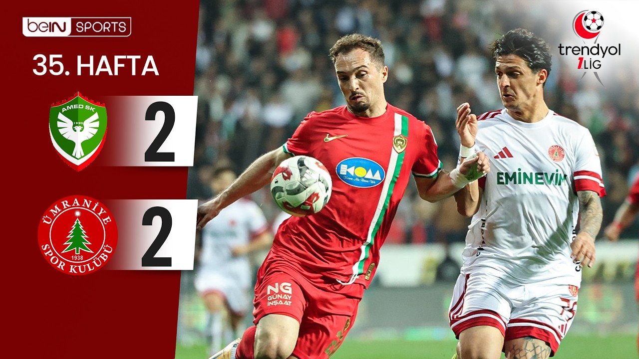 Amed Sportif Faaliyetler (2-2) &Uuml;mraniyespor | 35. Hafta Ma&ccedil; &Ouml;ZETİ | Trendyol 1. Lig - 2025/26