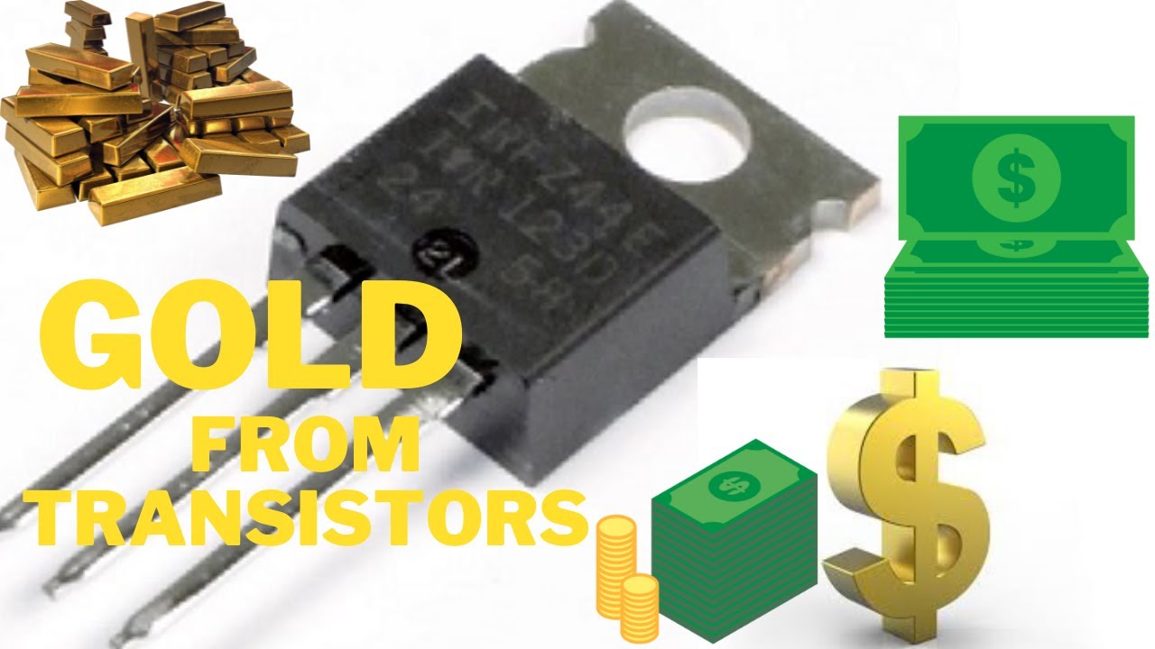 GOLD RECOVERY / is there gold in transistors part 1