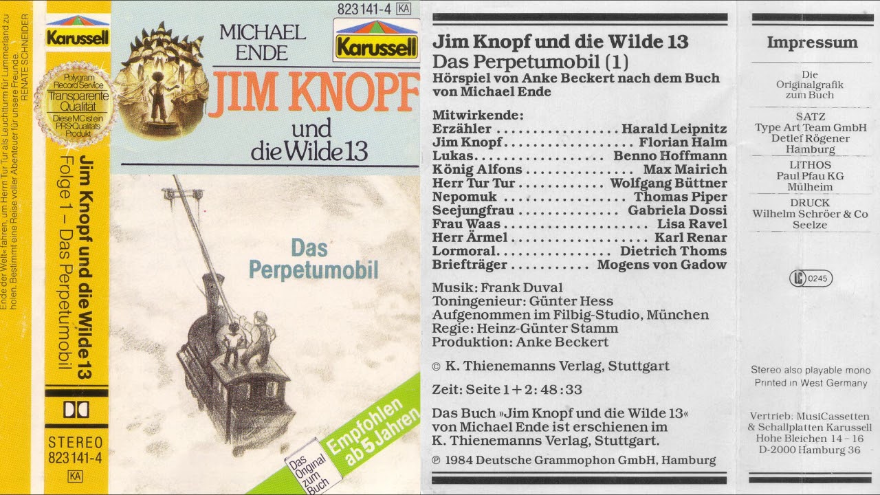 Jim Knopf und die Wilde 13 - Folge 1 - das perpetumobil (HQ) 1984 von Karussell