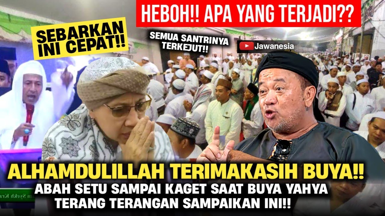 🔴GEGER!! BULAN PUASA BUYA YAHYA BLAK-BLAKAN BOCORKAN SAYA DG BAALAWI ITU SEBENARNYA BEGINI