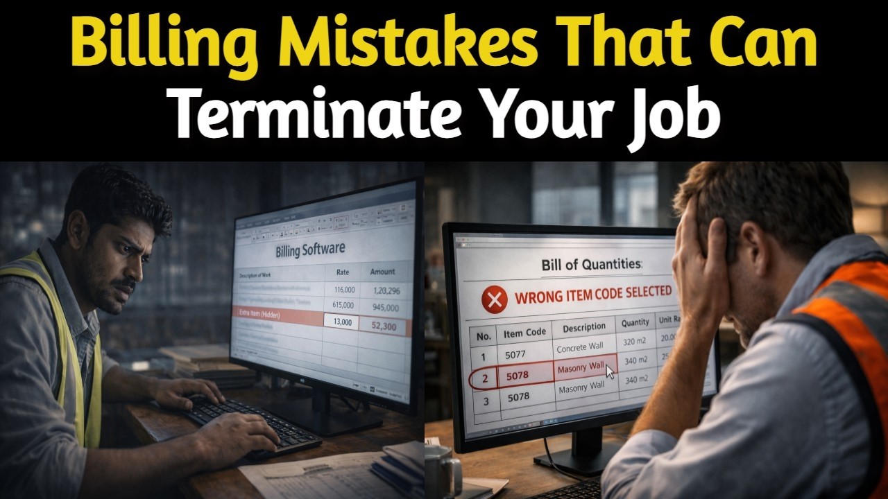 Point Keep in Mind Before Construction Billing Work | Zero Error Billing l Billing Mistakes