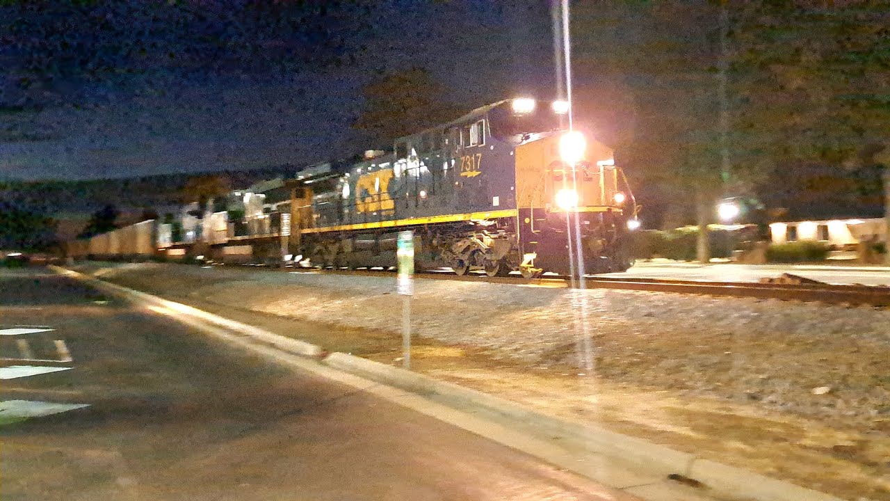 E758-17 With 7317 CM44A-H Leading W/ Beautiful K5la Empty Coal Train from the West - Pembroke, NC