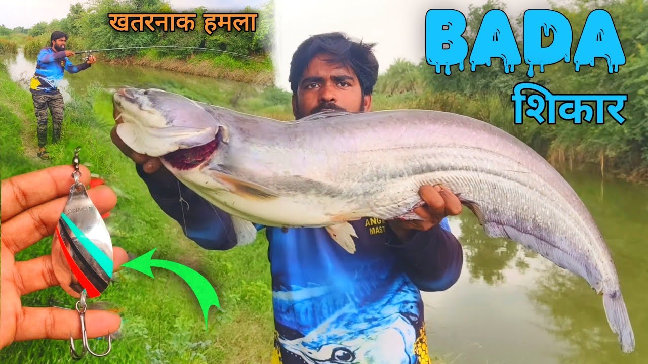 Big Wallago fishing | Big Pathan fish Catching | Spoon Fishing Tips | Big fish catch | fishing rod 