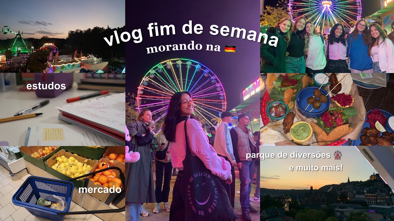 um fim de semana morando sozinha na Alemanha com 18 anos 🇩🇪🎡✨
