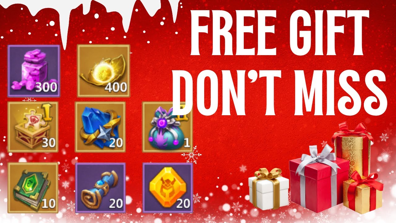 Free Gift Don't Miss😍Castle Clash