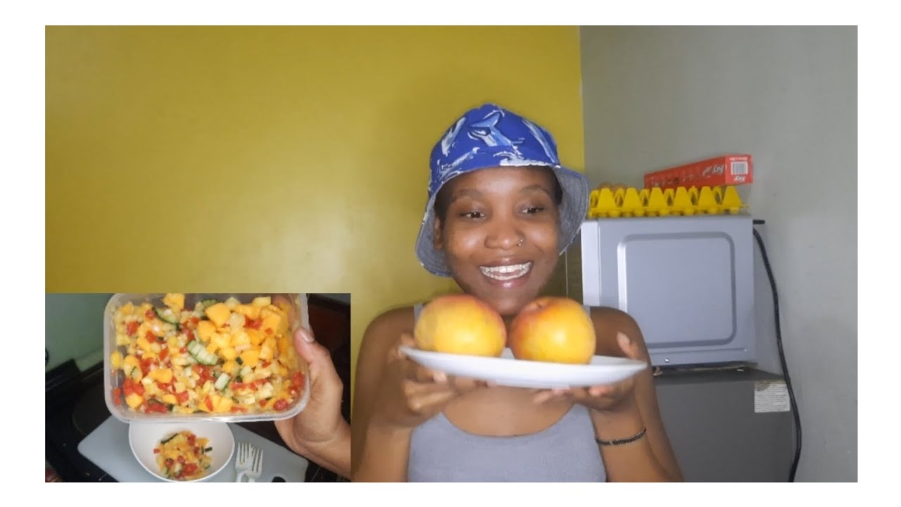 Making a Simple Mango Salad | Calm Home Cooking