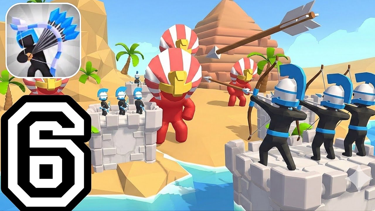 Merge Archers: Bow and Arrow – Gameplay Walkthrough Part6 Android 
