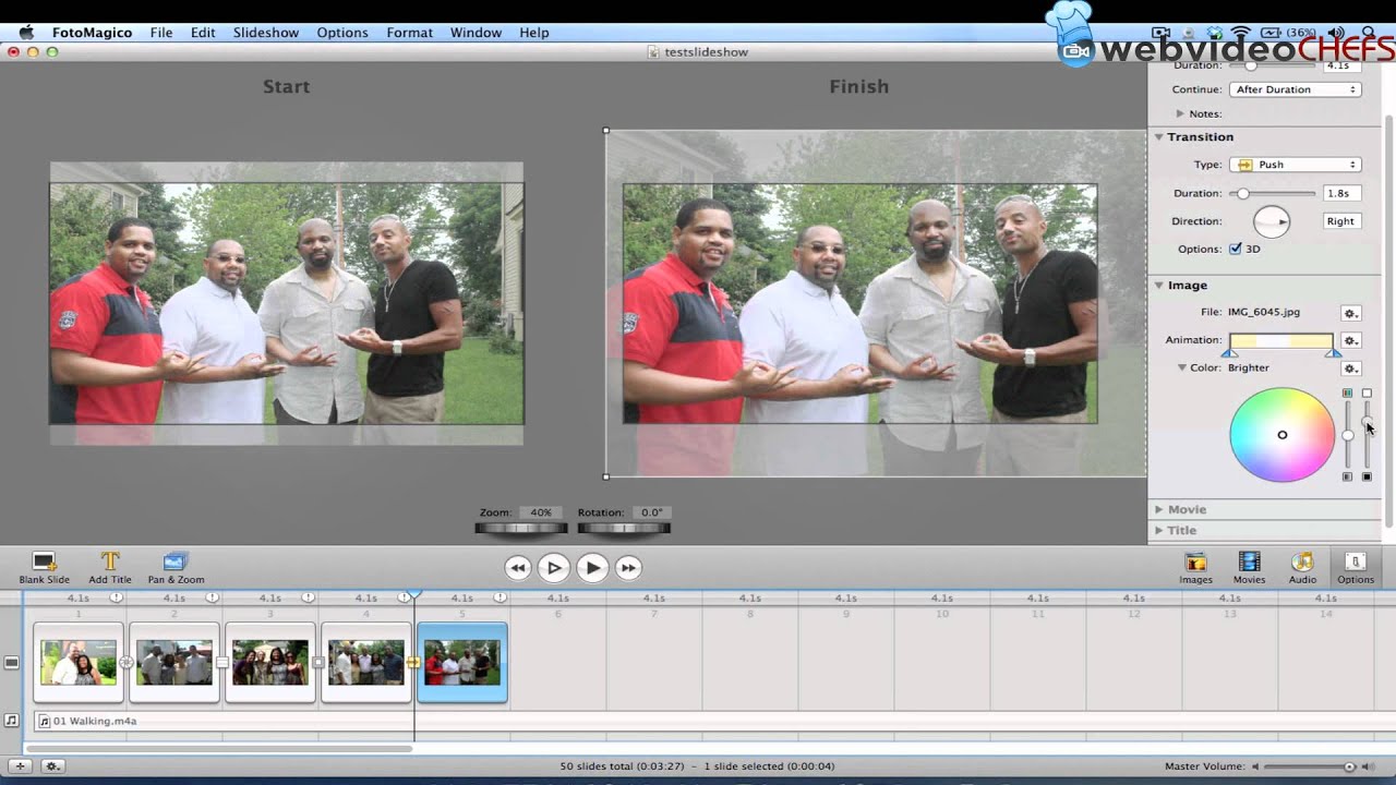 How to create photo slideshows with Fotomagico