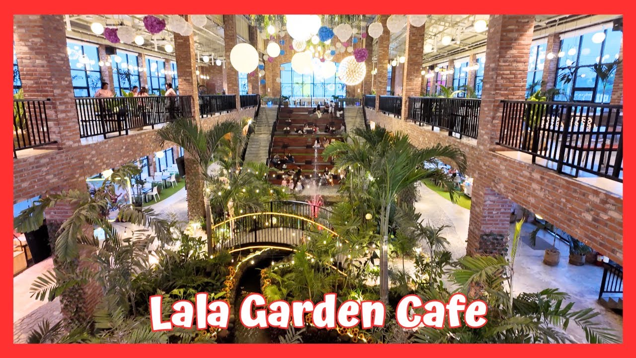 A MUST SEE. BEAUTIFUL & BIG CAFE IN PAMPANGA: LALA GARDEN CAFE IN ANGELES CITY