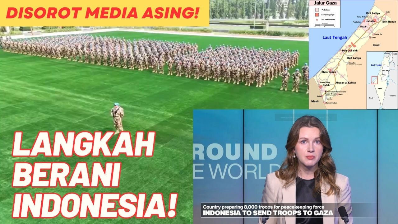 Media Dunia Heboh Soroti RI | INDONESIA Jadi Negara PERTAMA Kirim Pasukan ke Gaza!