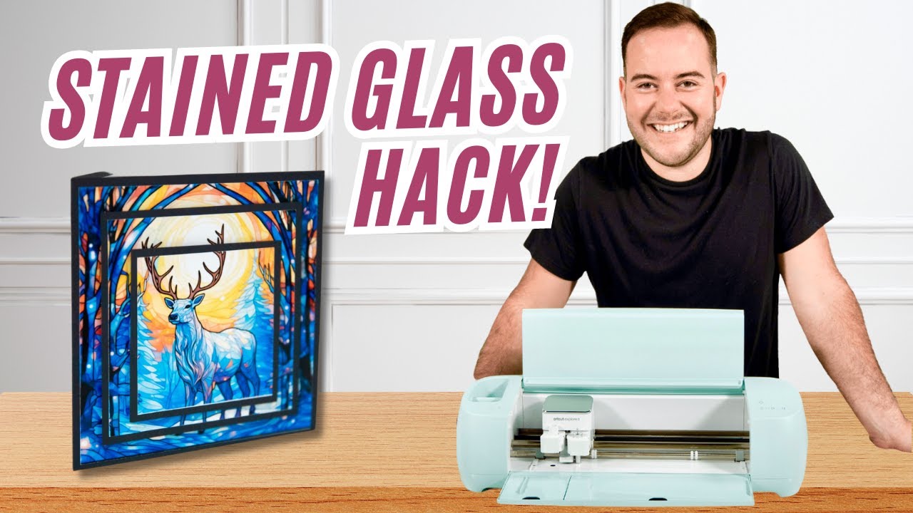 🚨 TREND ALERT 🚨 Cricut Print Then Cut Stacked Card You Can’t Miss!