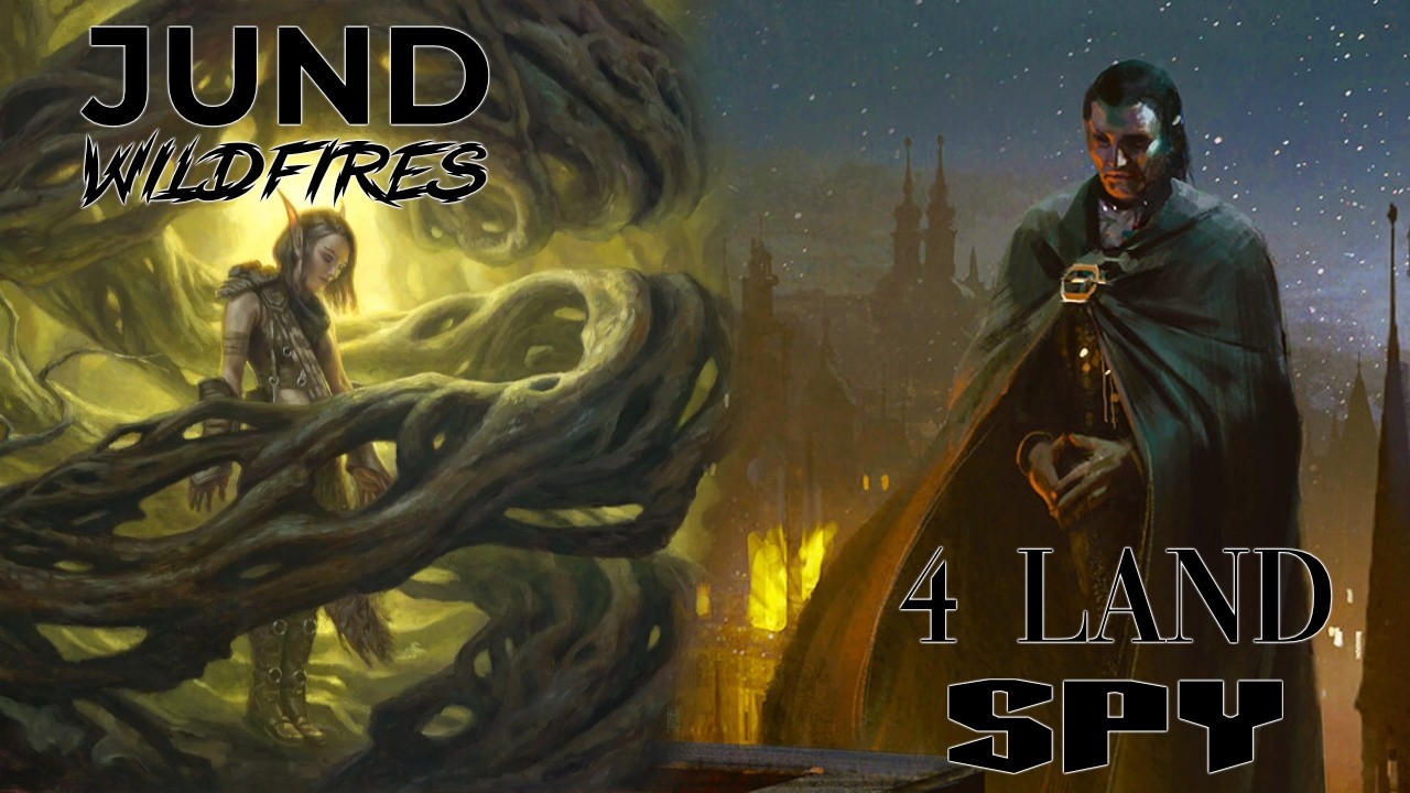 [Paper Pauper] 4 Land Spy VS. Jund Wildfire (Live Gameplay)