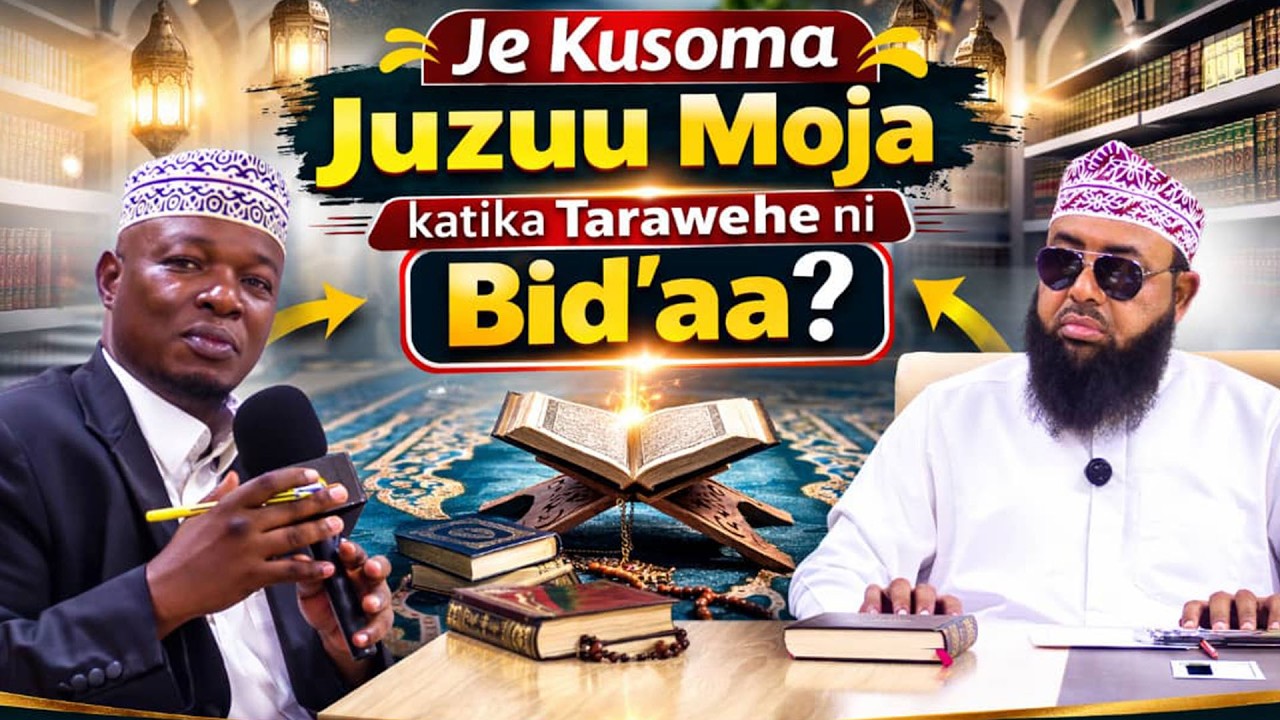 JE KUSWALI TARAWEHE JUZUU MOJA NI BIDAA ⁉️