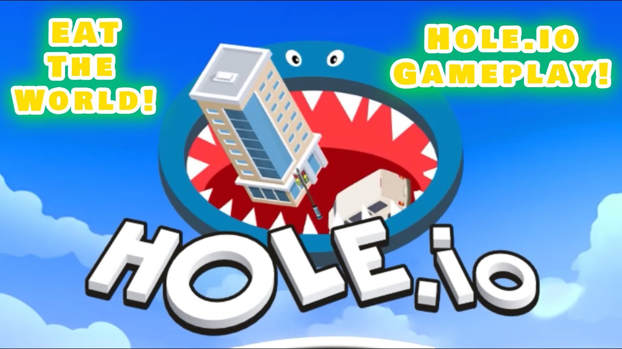 Relaxing Hole.io Gameplay • Super-Chilled & Colorful Black Hole Adventure Eating Everything
