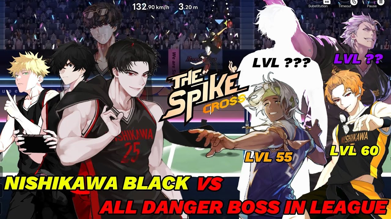 Nishikawa Black VS All Overpower Boss in League, Mysterious Team Want Destroy Them - The Spike Cross