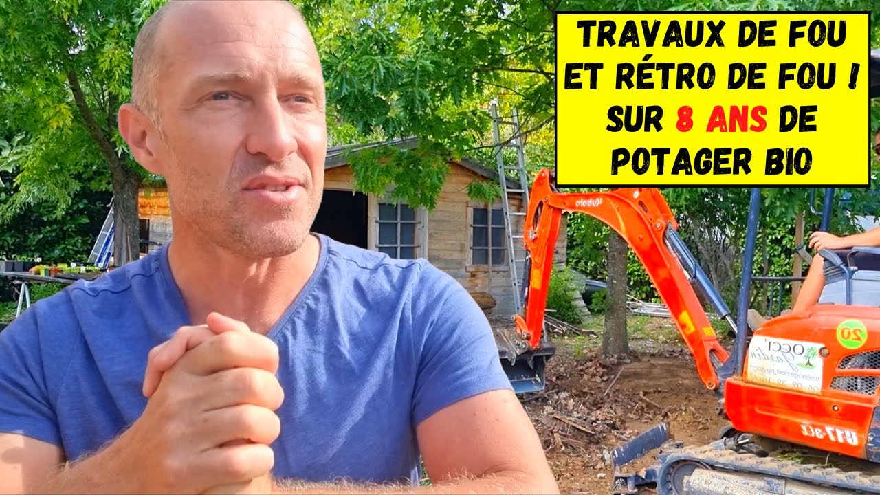 JE CRÉE UN NOUVEAU POTAGER #EP02 ► Les grands travaux, terre, sol et rétro !