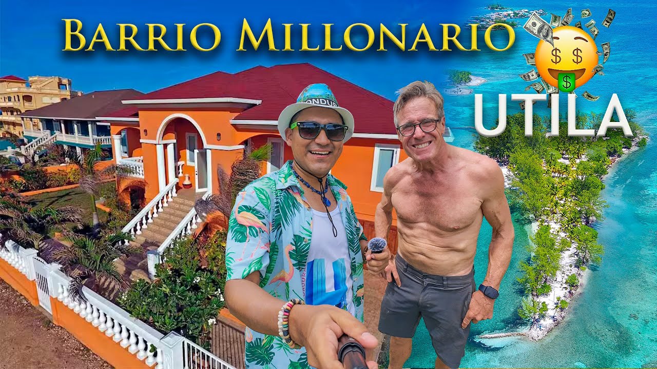 ¡ SORPRENDIDO ! Barrio Millonario en Utila, islas de la bahia, honduras