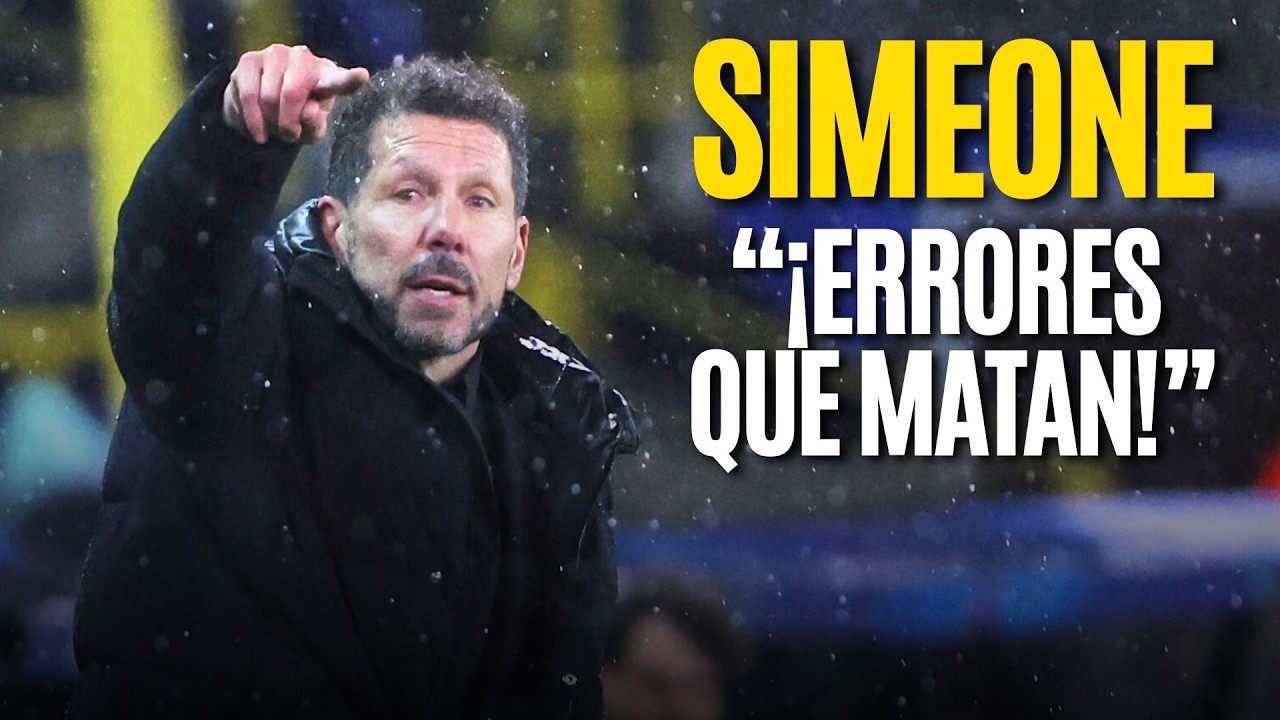 🎙️ SIMEONE TRAS EL 3-3 en Brujas: 