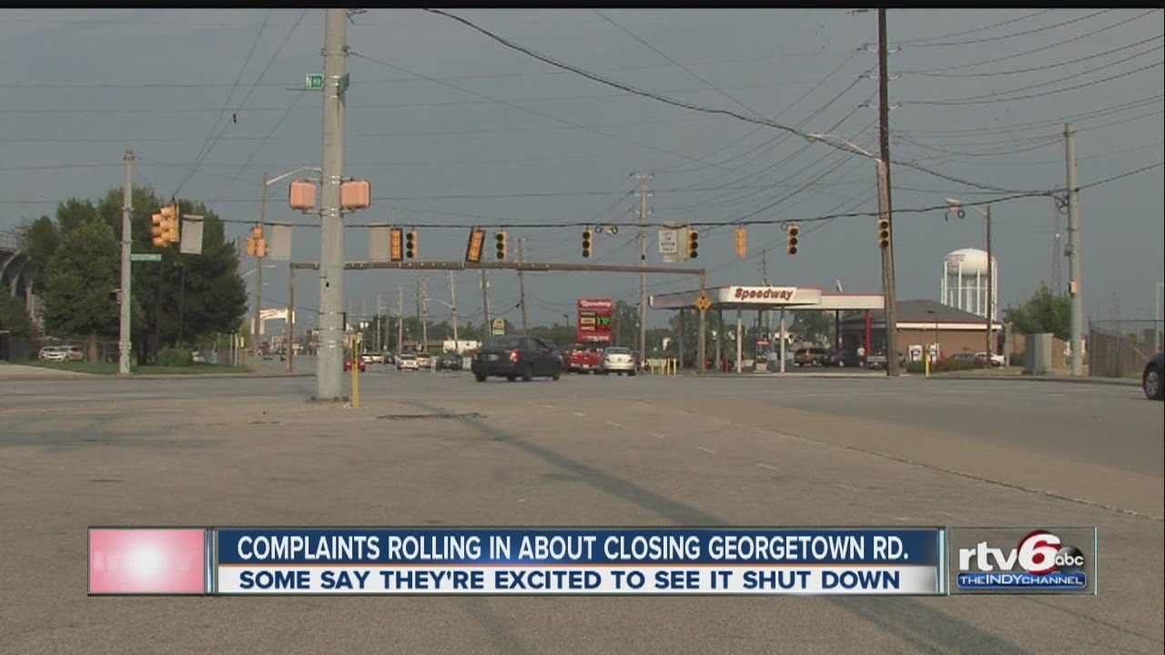 Complaints roll in about closing Georgetown Road