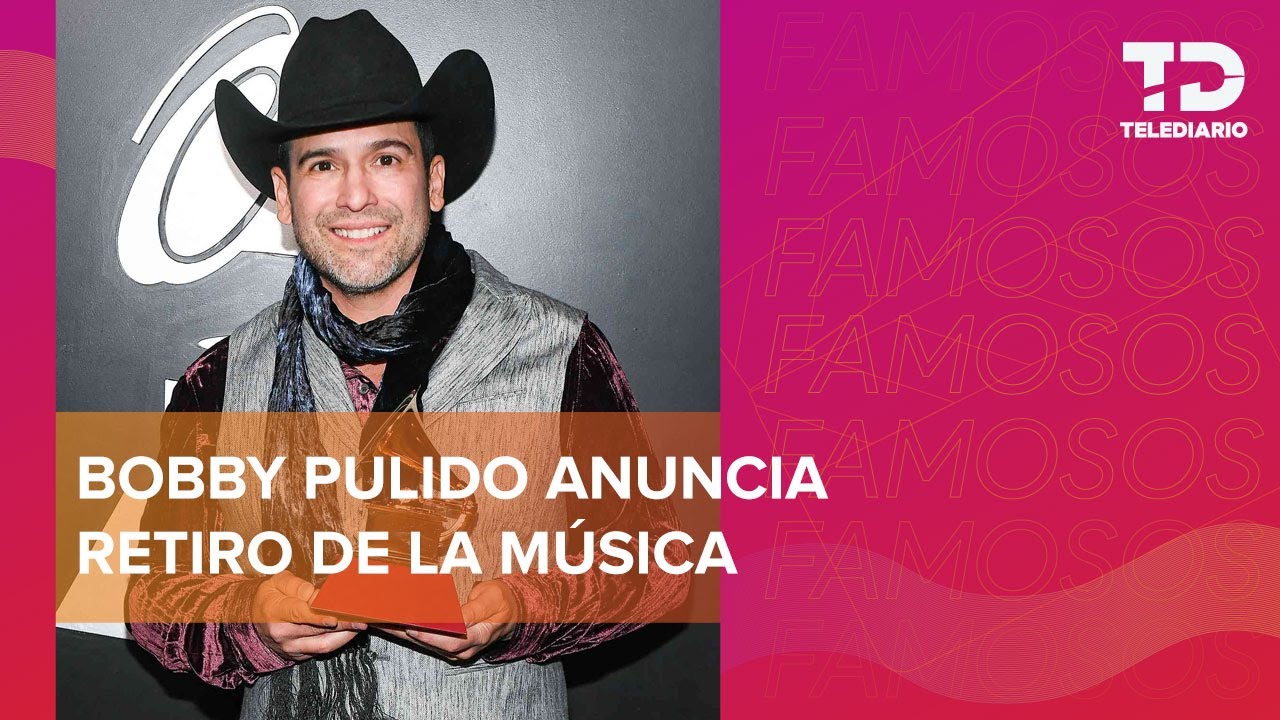 Bobby Pulido anuncia su retiro de la música tras 30 años de trayectoria
