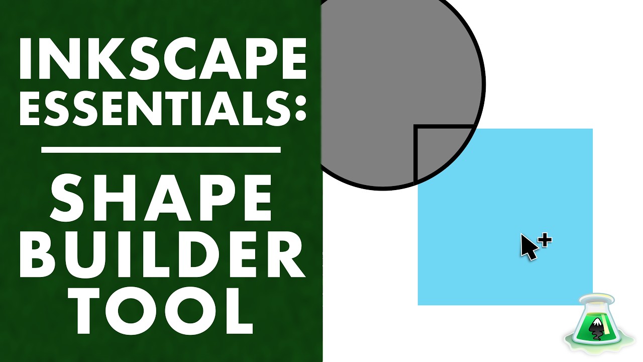Inkscape Tutorial for Beginners: How to Use the Shape Builder Tool to Merge and Create Vector Shapes