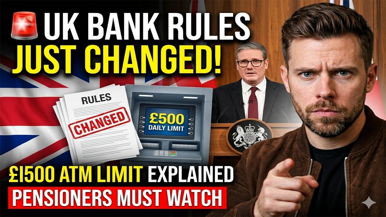 🚨 UK Bank Rules JUST Changed | &pound;500 ATM Limit Explained | Pensioners Must Watch