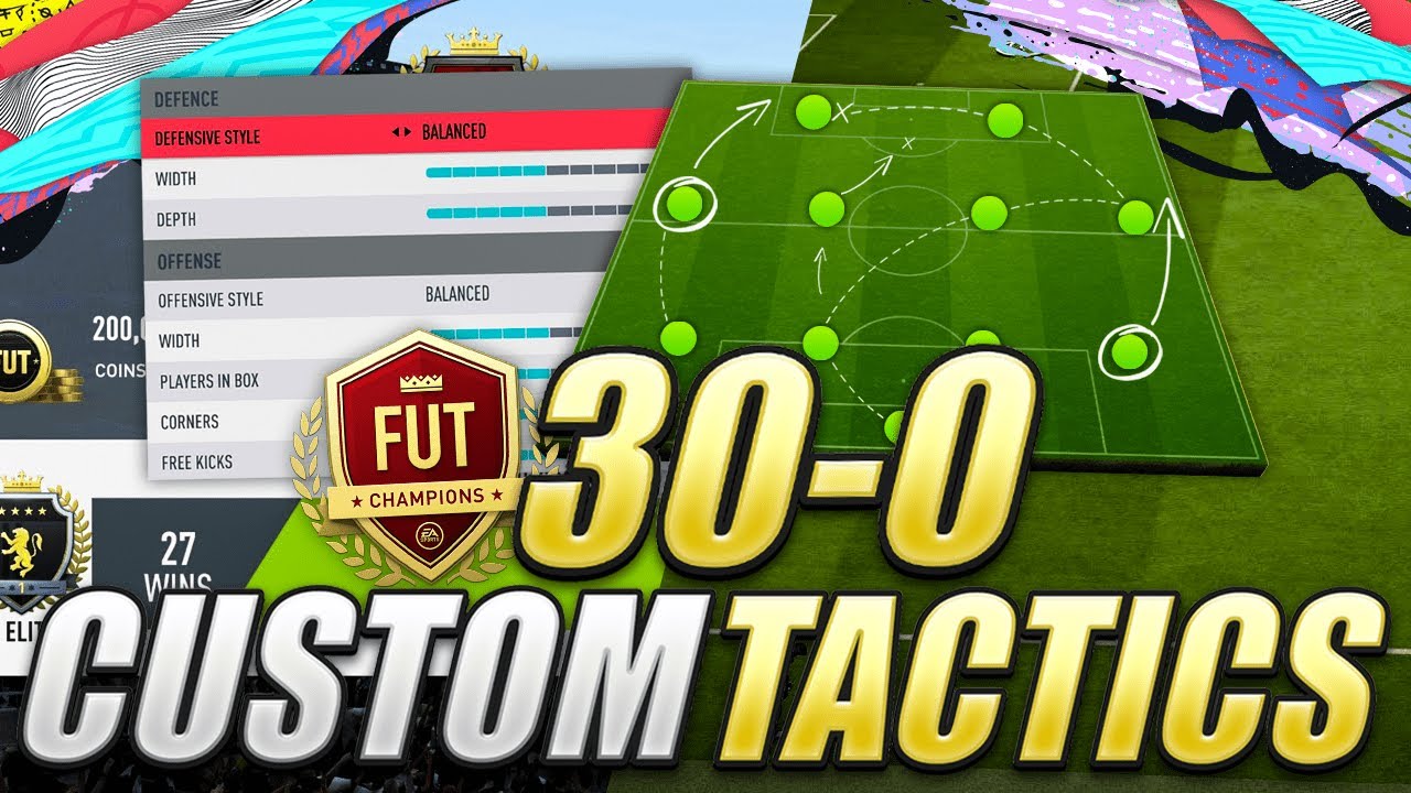 30-0 6TH IN THE WORLD TOP 100 FUT CHAMPIONS CUSTOM TACTICS!! - FIFA 20 ULTIMATE TEAM