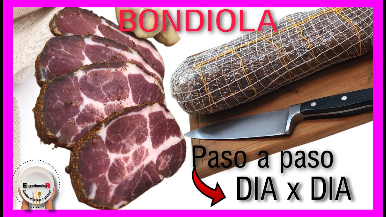 🔴Como hacer BONDIOLA Casera | FIAMBRE casero| Evolución DIA por DIA 👉 en 28 días