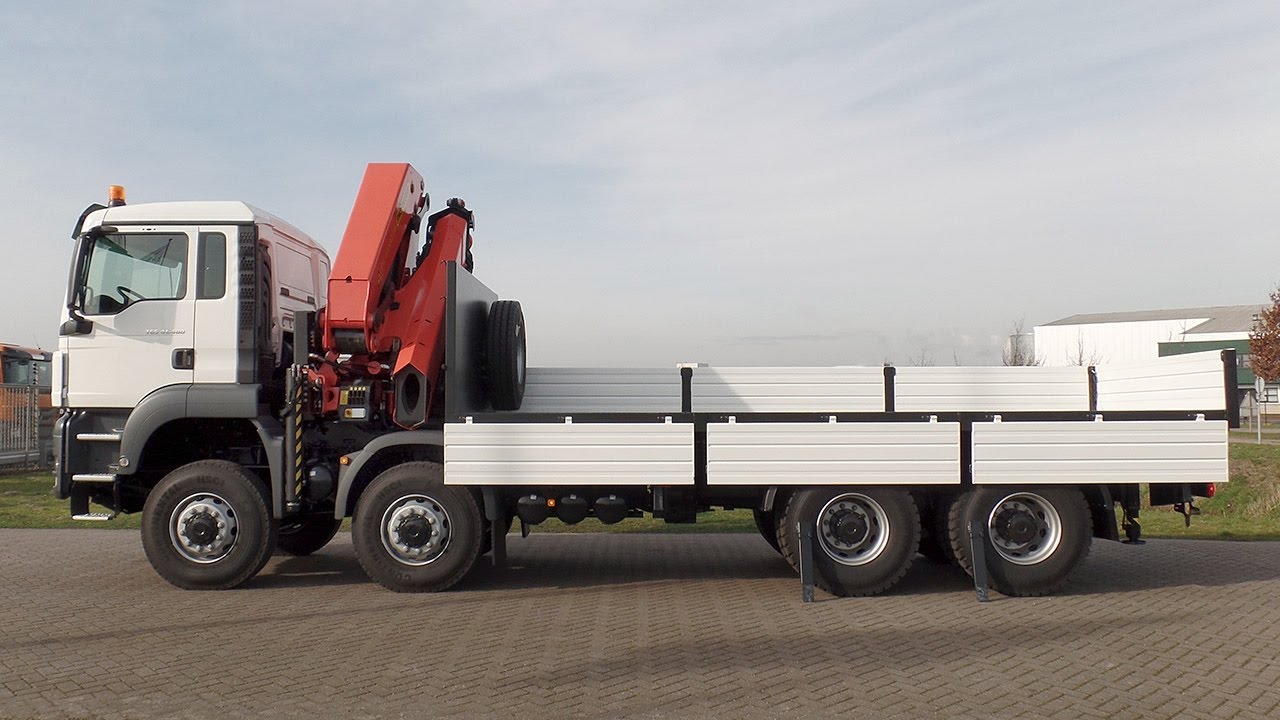 ma3910 - Palfinger crane mounted on MAN 8x8 chassis - NEW