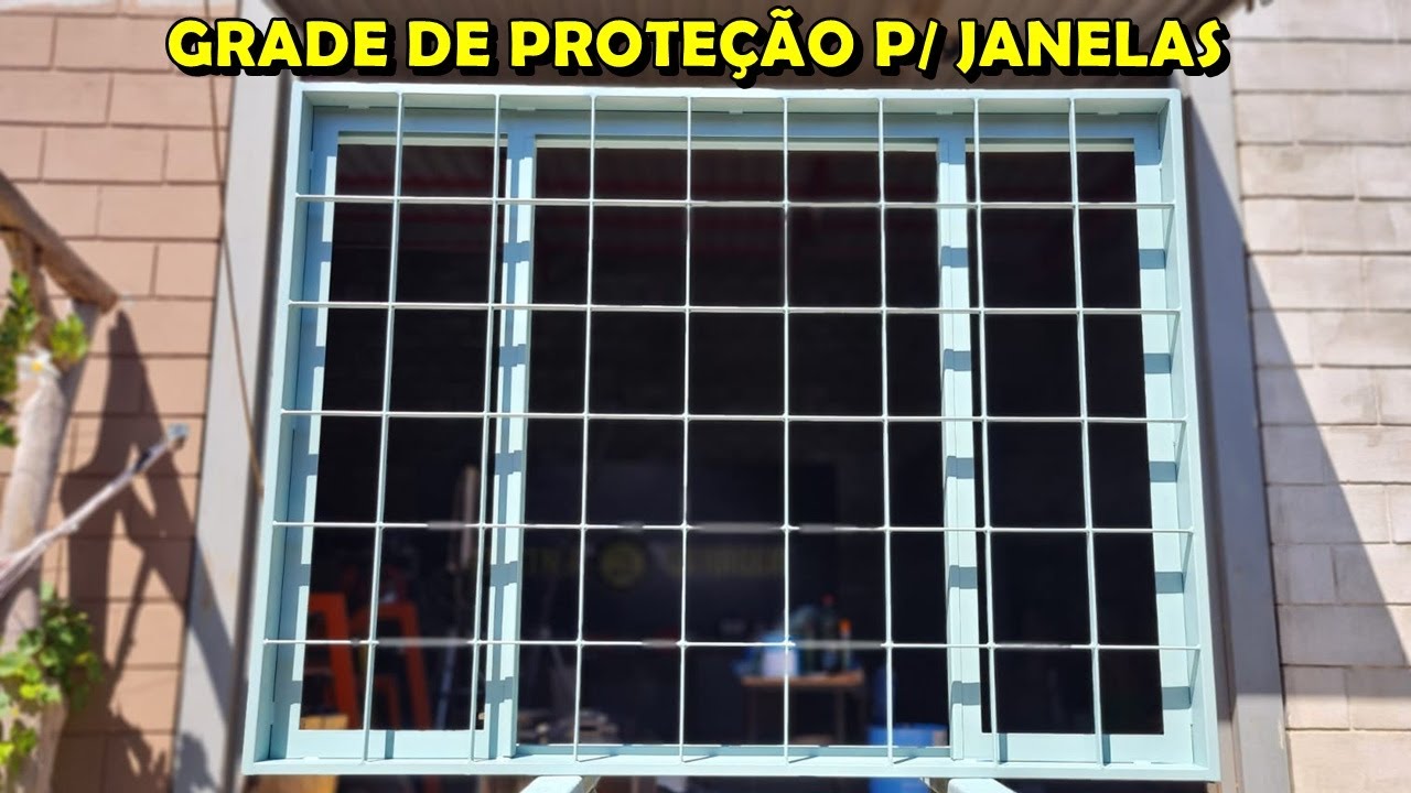 Curso de Serralheiro 95 - Como Fazer Grade de Proteção para Janelas