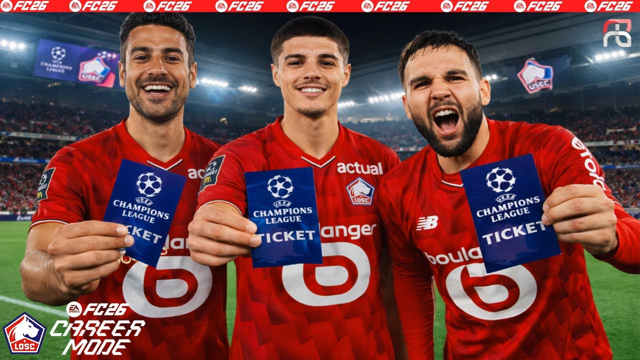 FC 26 LOSC Lille Career Mode | Lille Dipastikan Mengunci Tiket Liga Champions Musim Depan