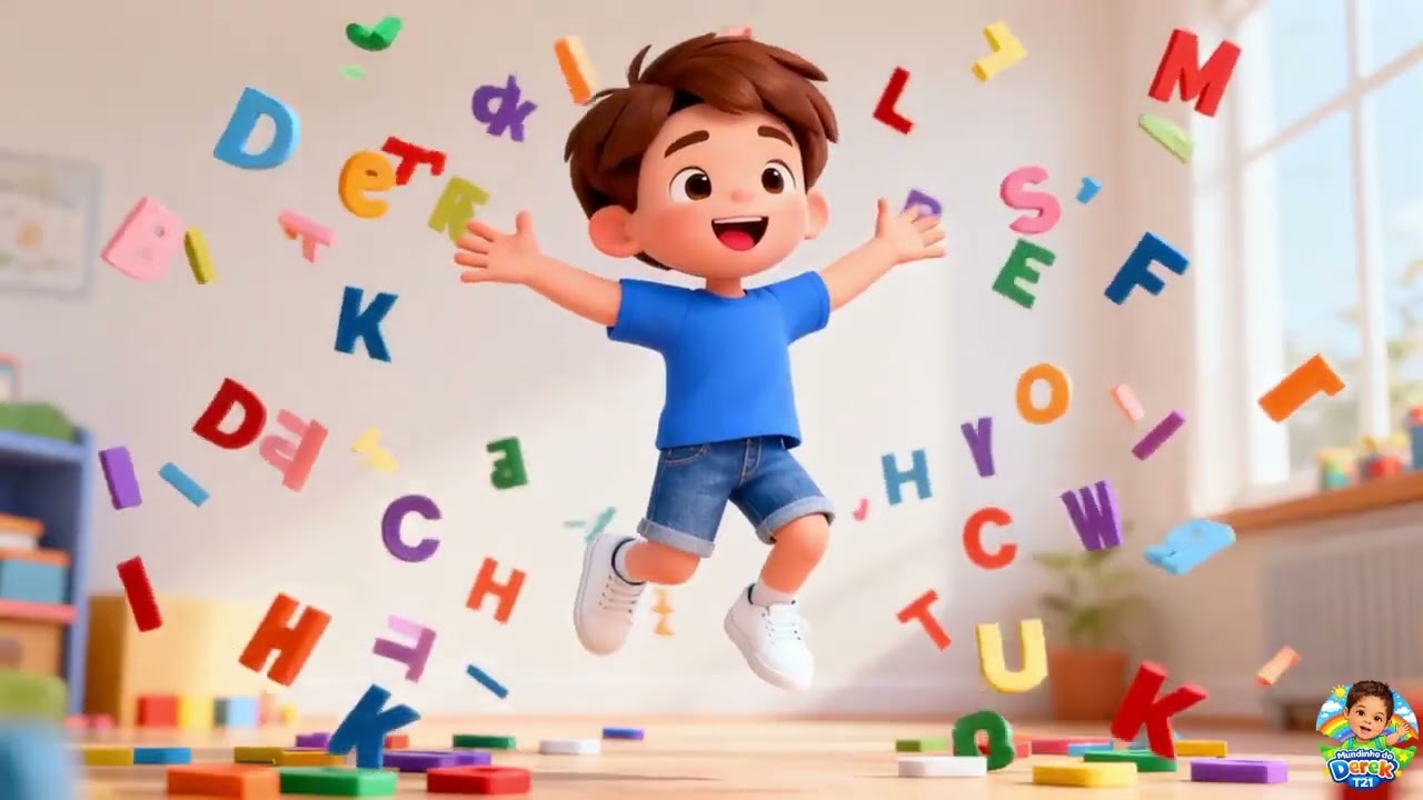 🎵 Derek’s Alphabet A-Z! Learn & Dance with Fun 🐙✨