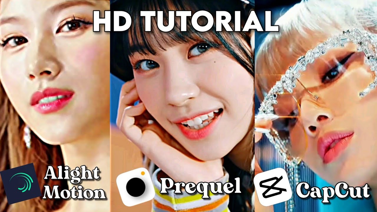 kpop hd tutorial ( capcut, prequel, alight motion )