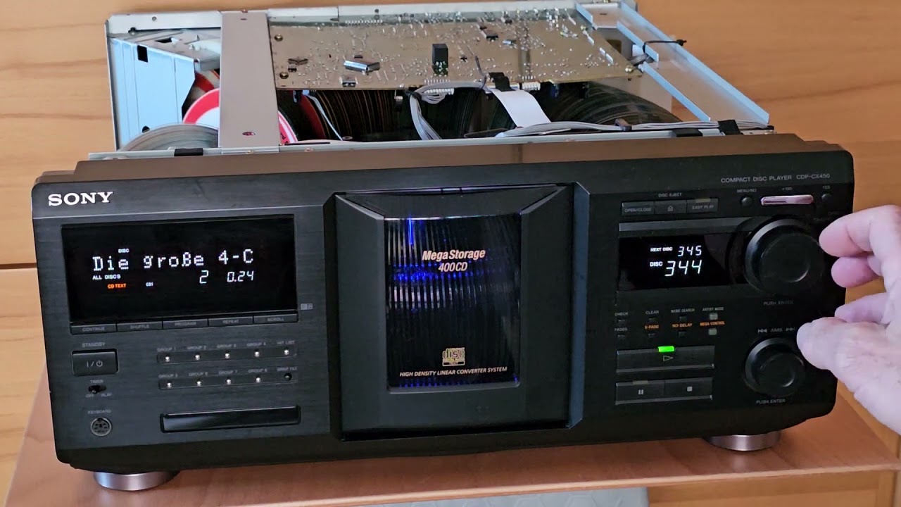 SONY CDP-CX450 - 400 times CD changer