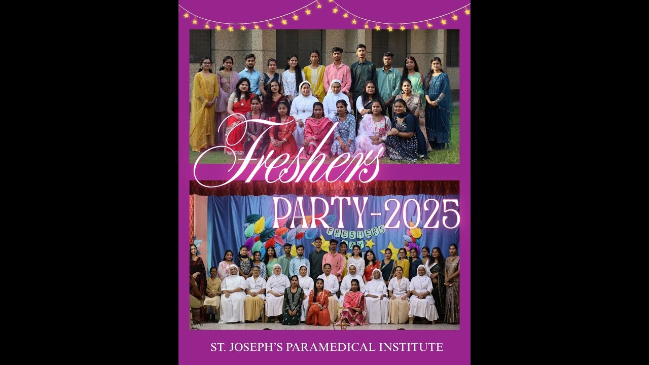 🎉✨ Freshers’ Day 2025 | St. Joseph’s Paramedical Institute, Ghaziabad ✨🎉