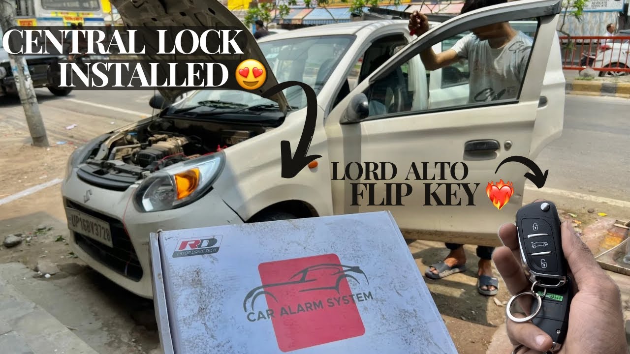 Central locking system Installed in Lord Alto ❤️‍🔥😍| Flip Key 🥵