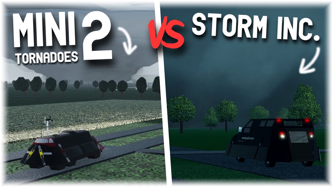 I Storm Chased In Mini Tornadoes 2 & Storm Inc. To See Which Is BEST! | Roblox MT2 & Storm Inc.