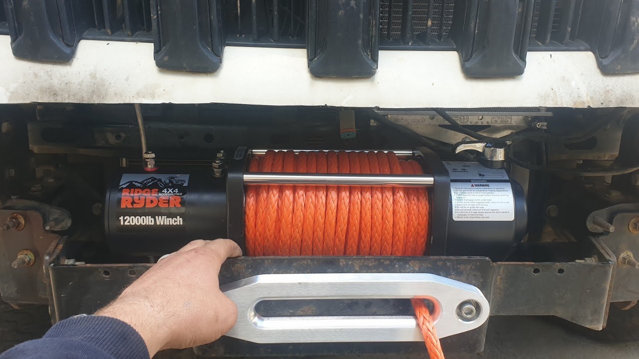 How to install a winch in a bull bar
