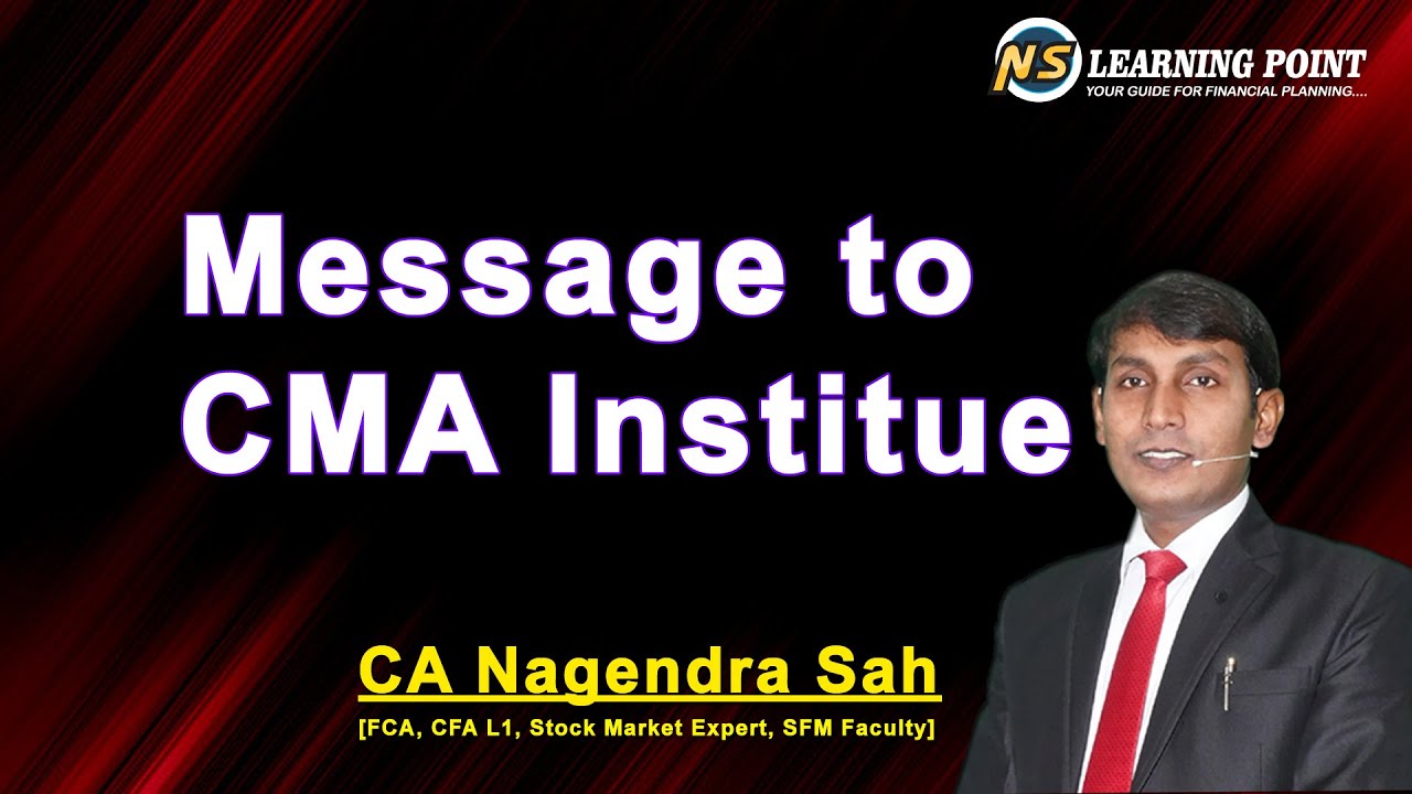 Message to CMA Institute !! CMA Exam Updates !! Dec - 2021 Examination !! CA Nagendra Sah