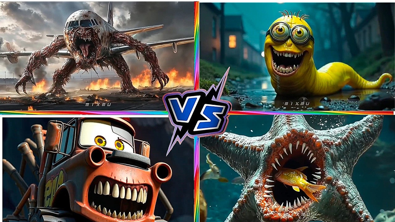 Minion Monster VS INFECTED SKY VS Mater Monster VS HUNGRY STAR Tiles Hop EDM Rush