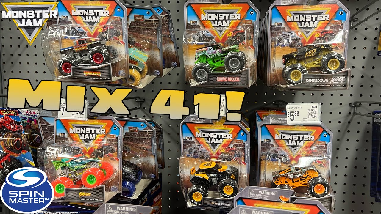 NEW Spin Master Monster Jam Mix 41 FOUND At WALMART! INSTORE MADNESS & Full Review!