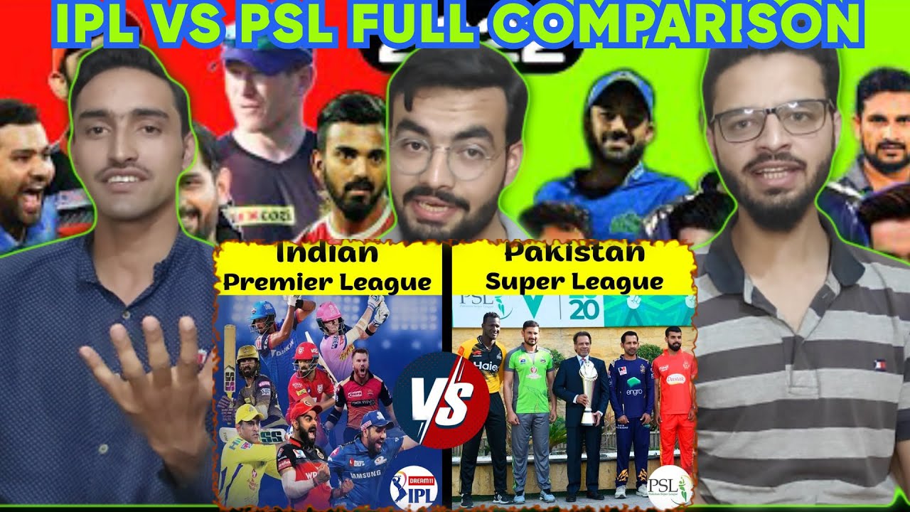 IPL vs PSL Full Comparison Reaction | Indian Premier League vs Pakistan Super League | R Bros!